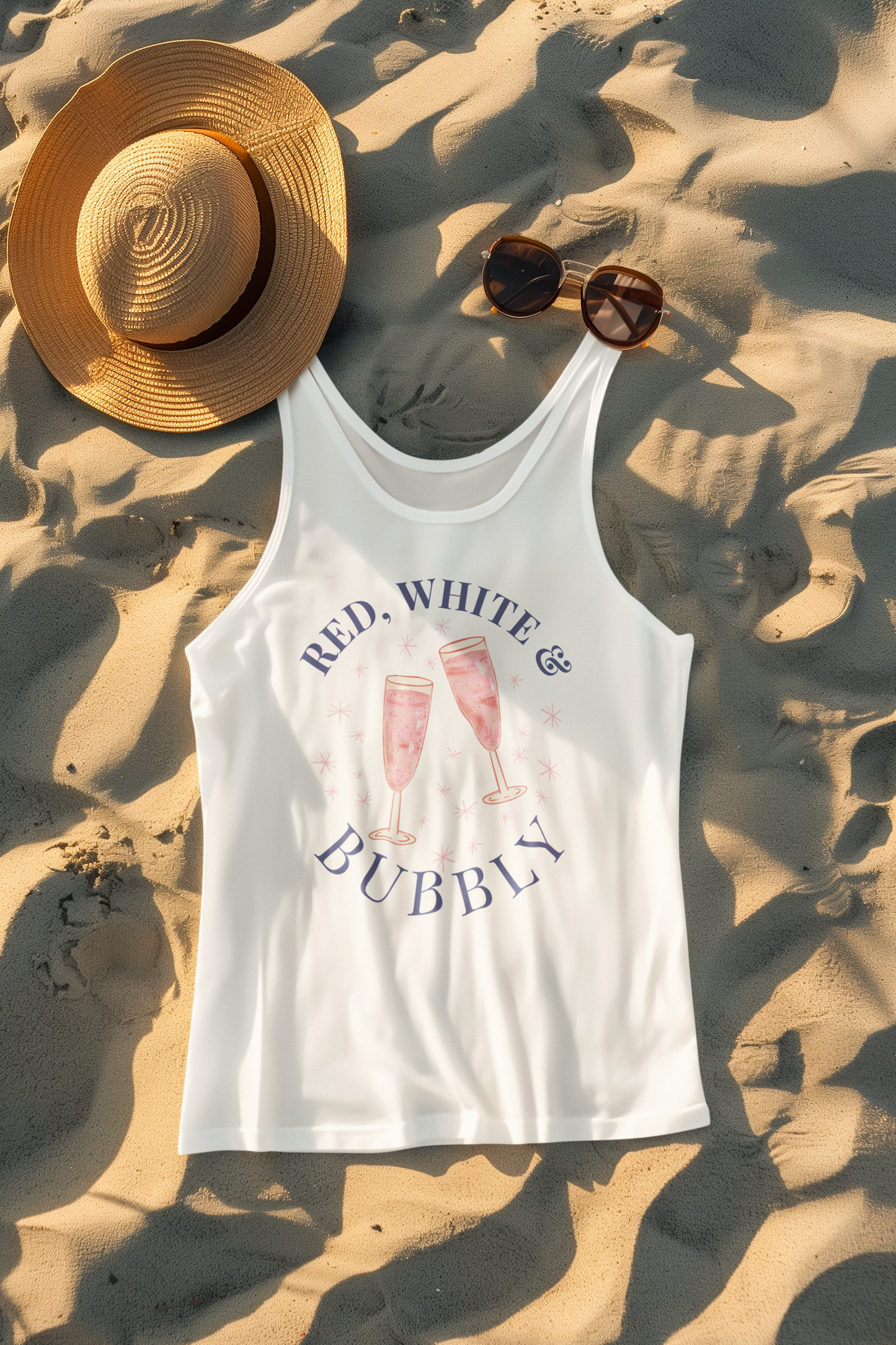 Red, White & Bubbly Tank