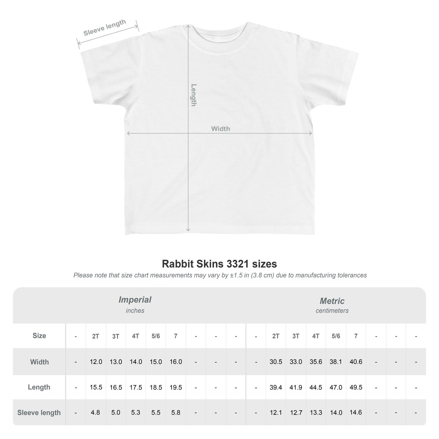 Red, White & Rowdy Toddler Tee