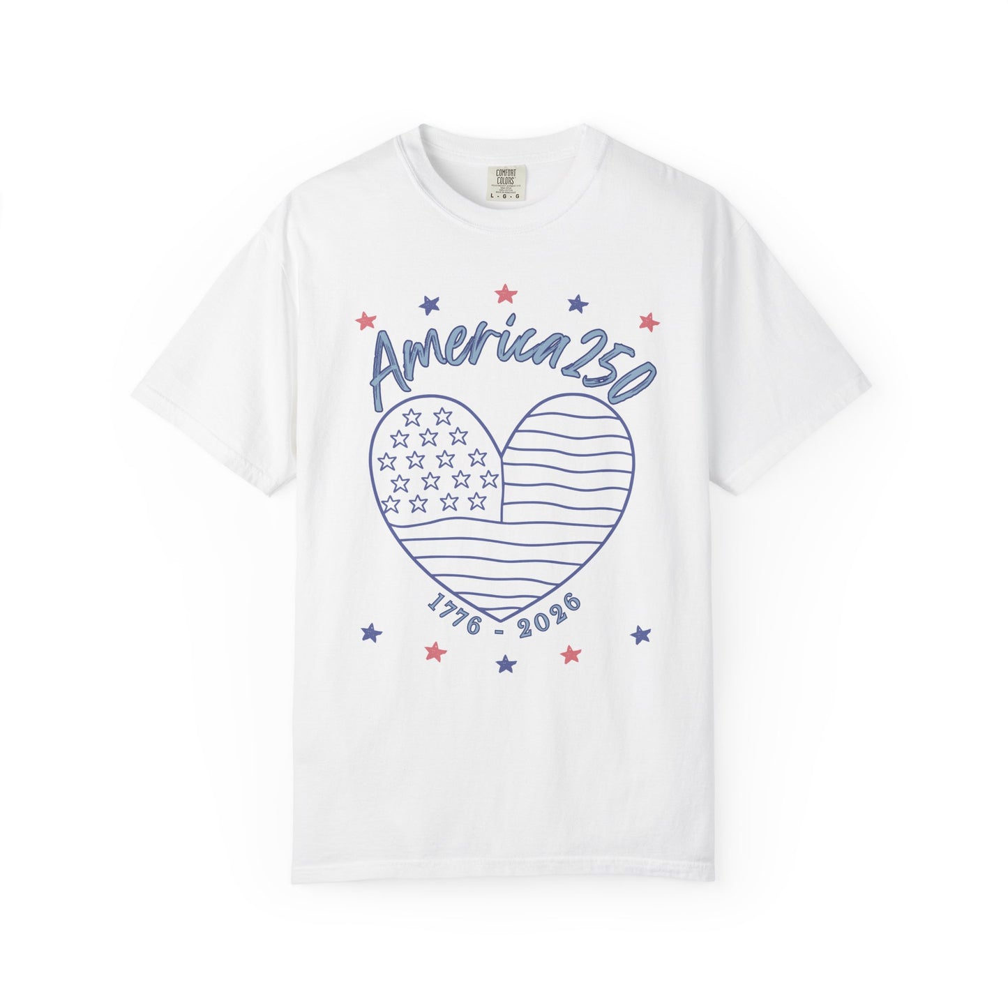 America 250 Heart Tee