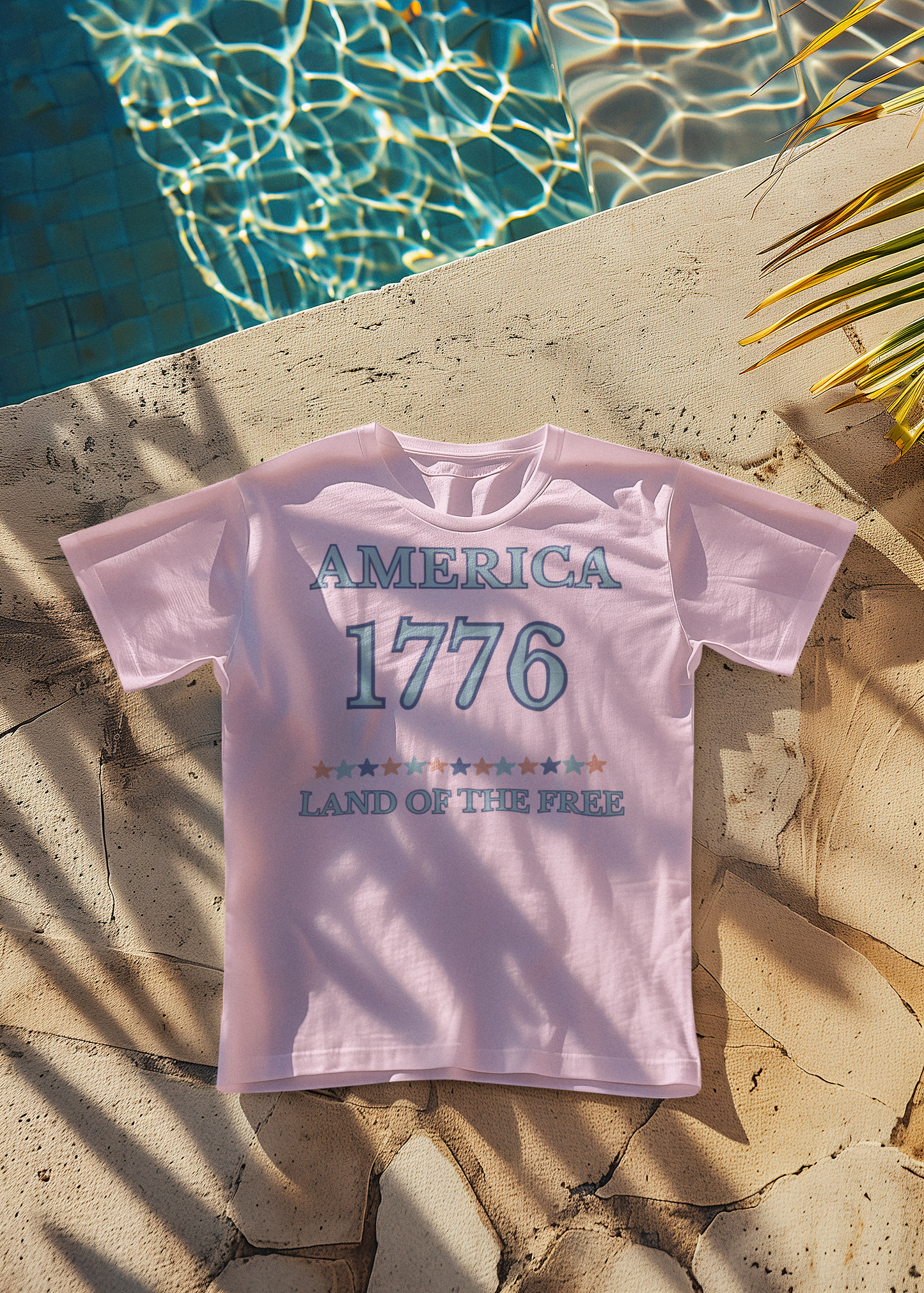 America 1776 Land of the Free Tee