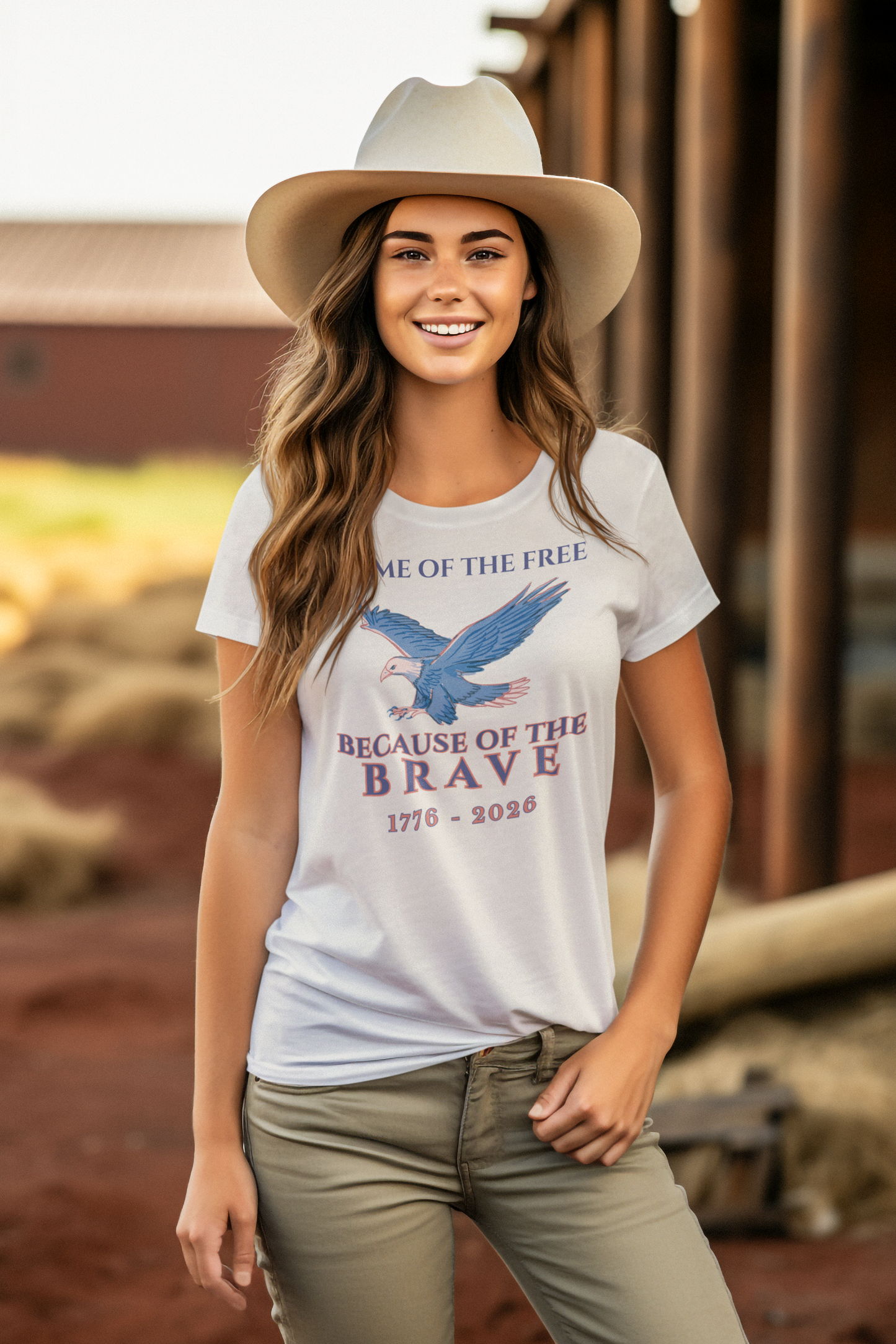 Home of the Free Because of the Brave Tee