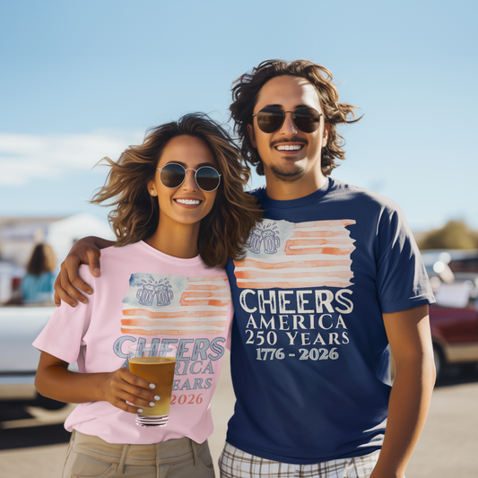 Cheers America 250 Tee - Beer Edition