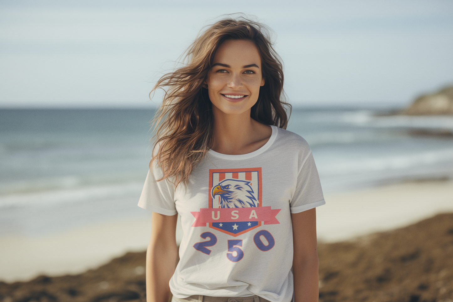 USA 250 Eagle Tee