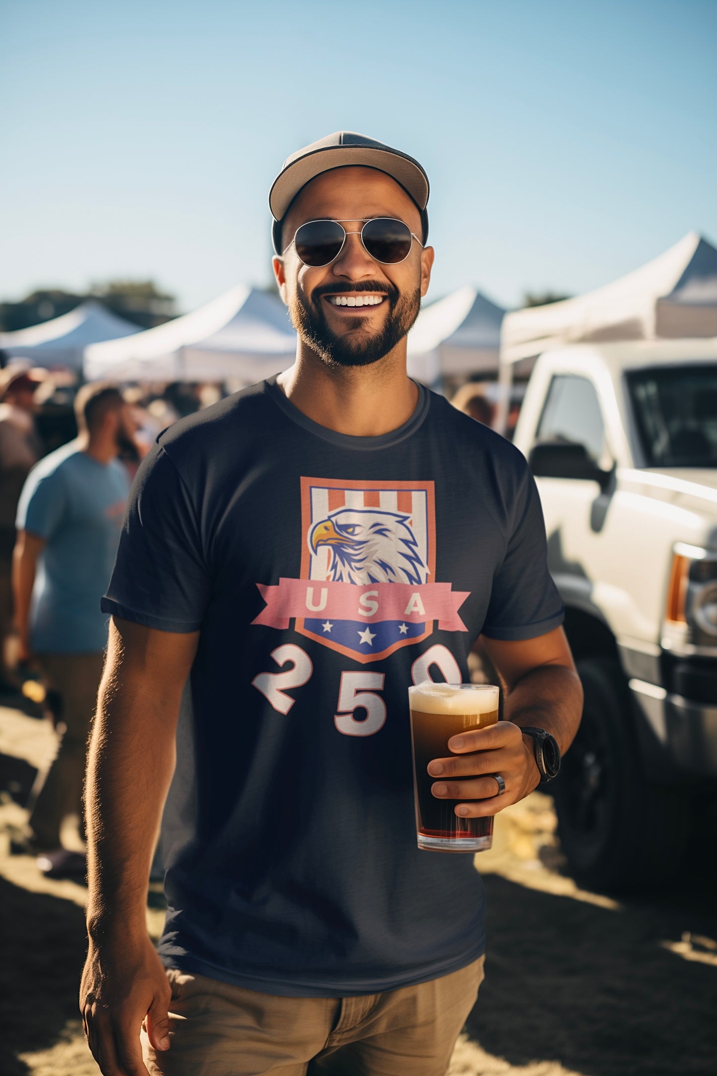 USA 250 Eagle Tee