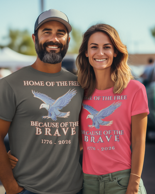 Home of the Free Because of the Brave Tee