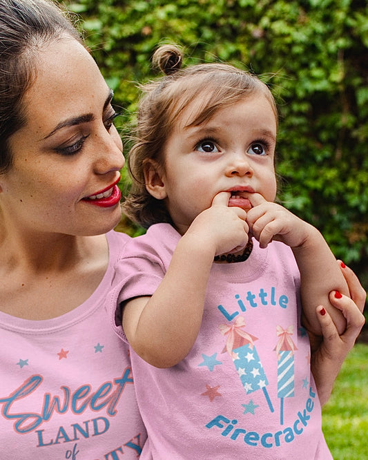 Little Firecracker Toddler Girls Tee