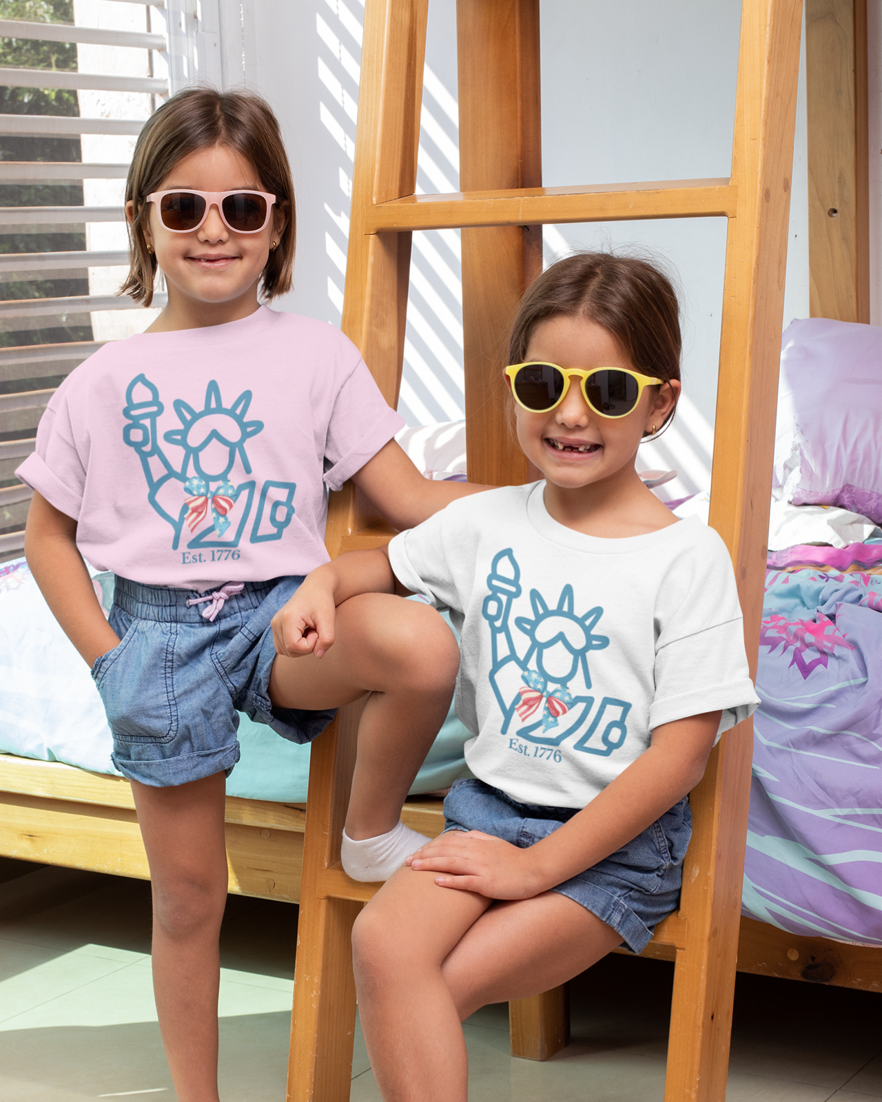 Statue of Liberty EST 1776 Youth Tee