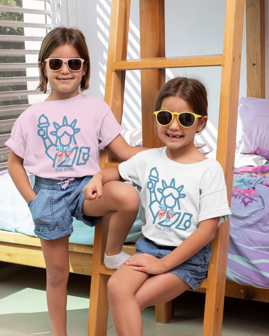 Statue of Liberty EST 1776 Youth Tee