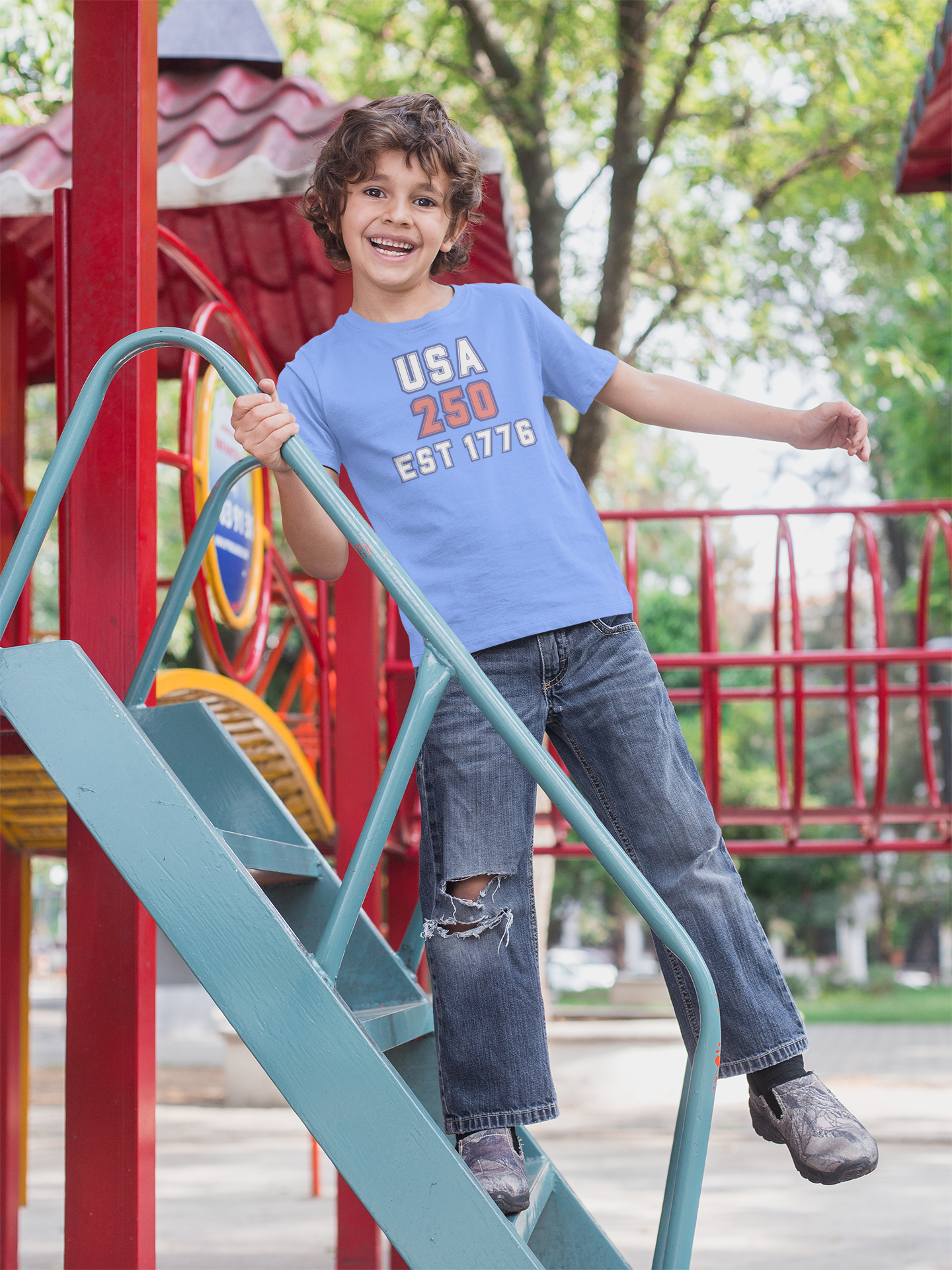 USA 250 - EST 1776 Youth Tee