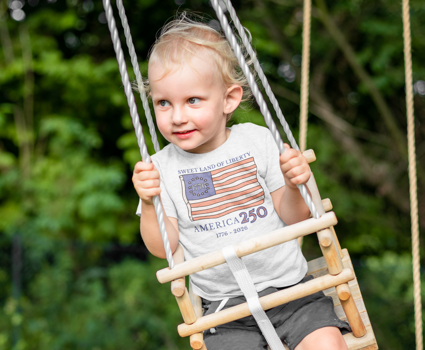 Sweet Land of Liberty - America 250 Toddler Tee