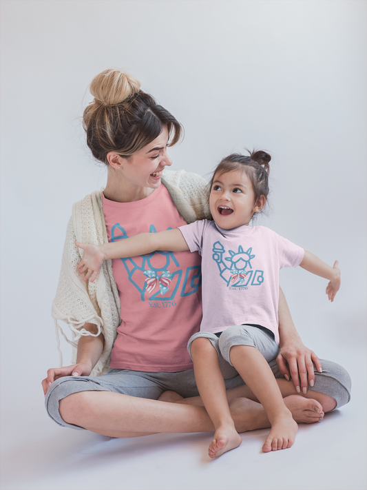 Statue of Liberty EST 1776 Toddler Tee