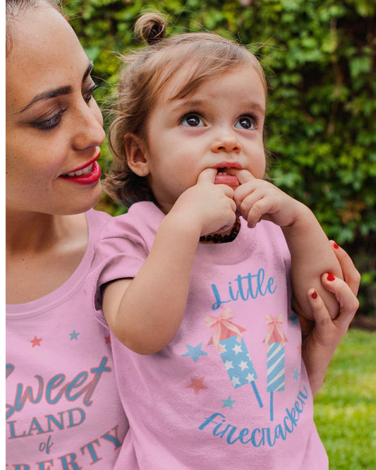 Little Firecracker Toddler Girls Tee