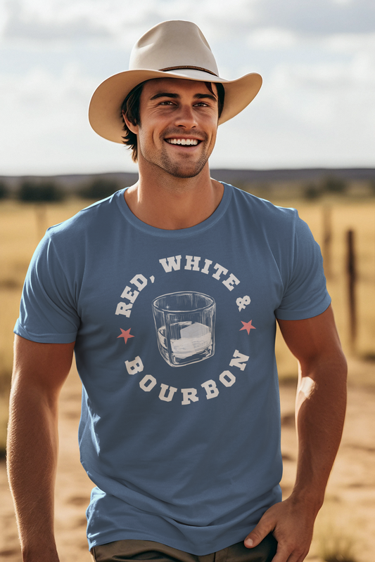 Red White & Bourbon Tee