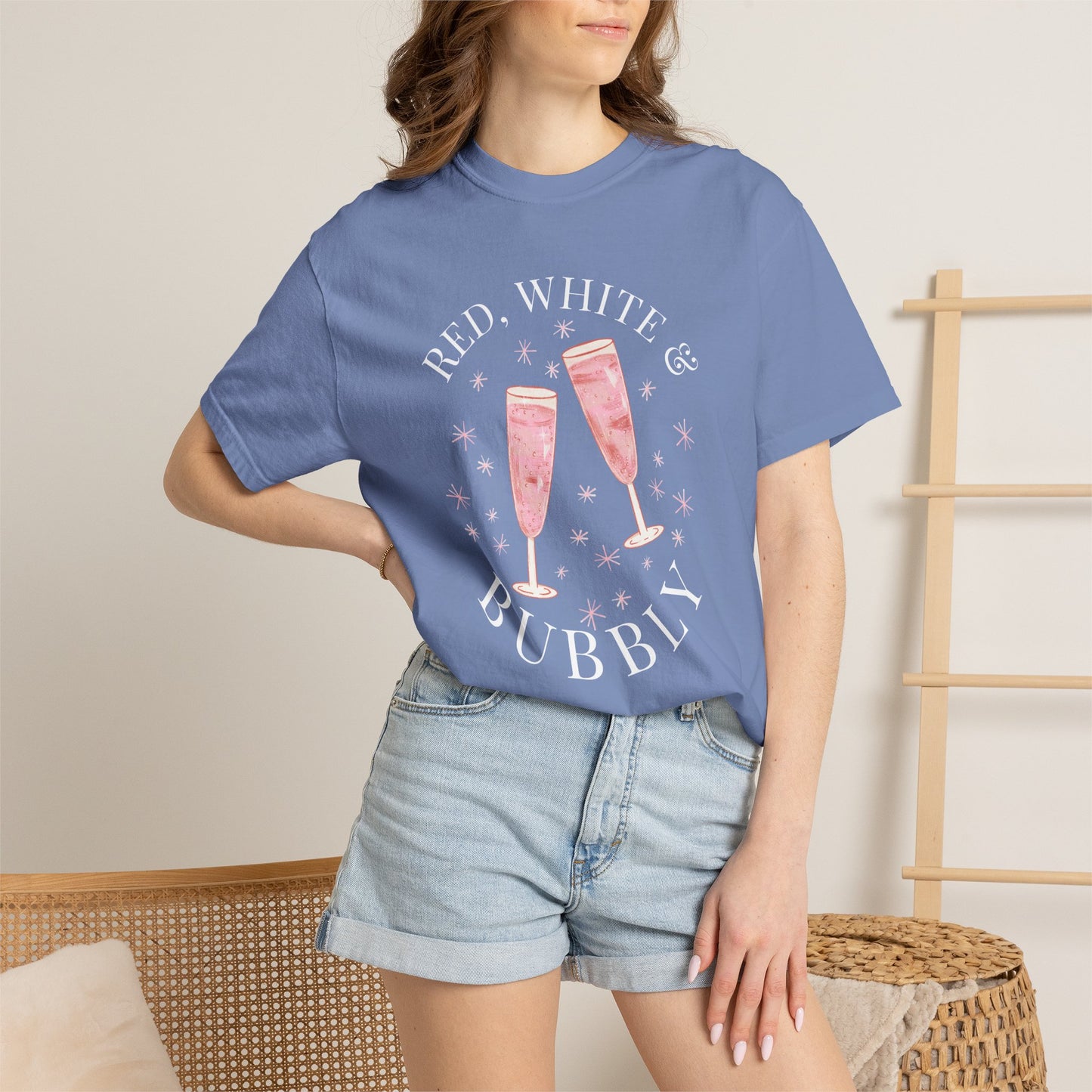 Red, White & Bubbly Tee
